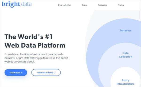 BrightData proxies data scraper