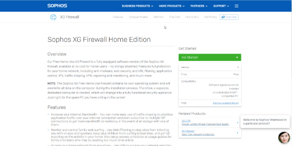 Sophos XG Firewall home utility