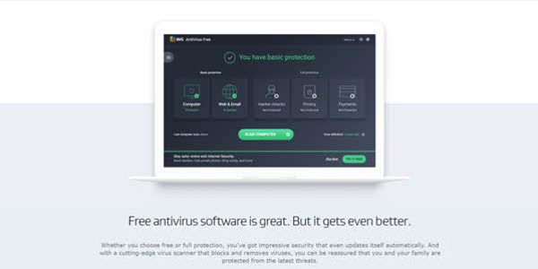 AVG antivirus for spyware removal