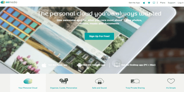 Mimedia cloud storage