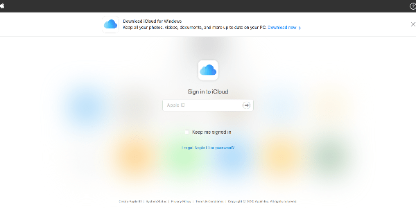 iCloud storage