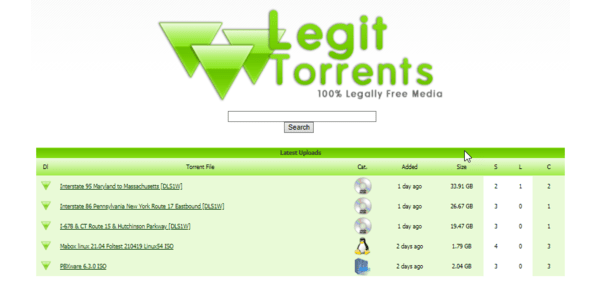 Torrentes legítimos