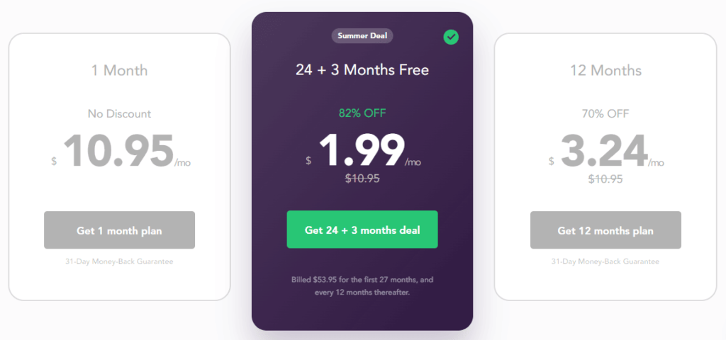 PureVPN updated price