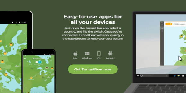 TunnelBear device compatibility
