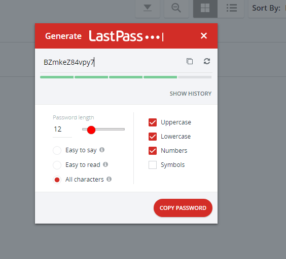 Password generation