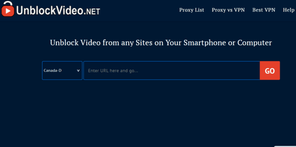 UnblockVideo proxy