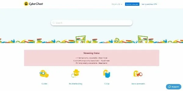 CyberGhost VPN Support