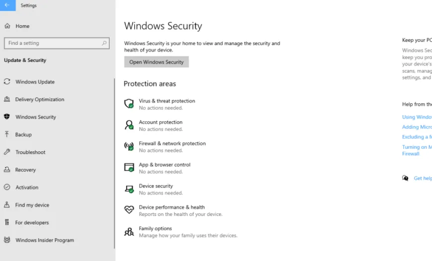 Microsoft Windows Security